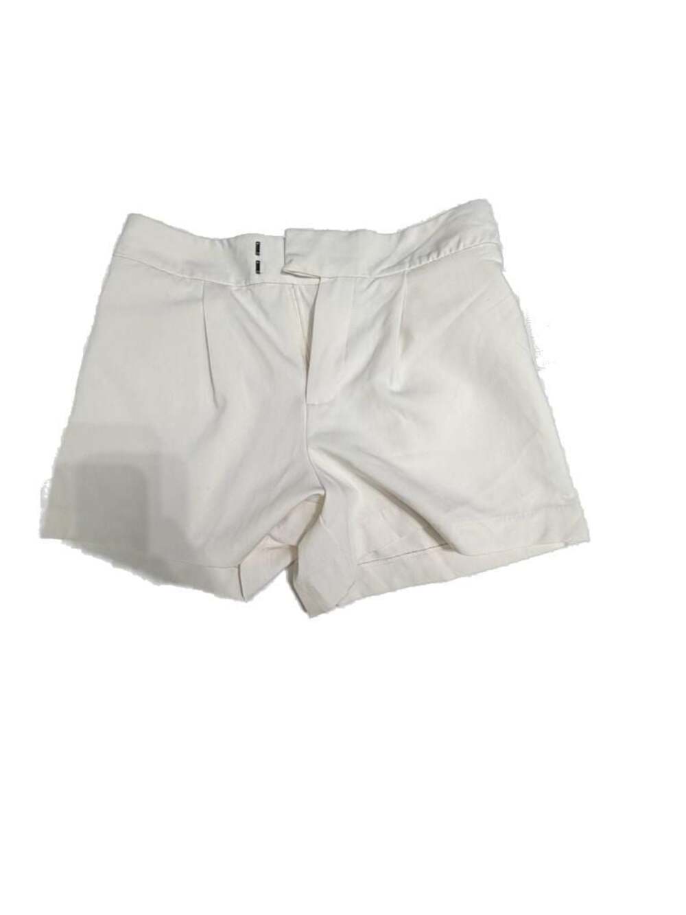 A New Day Women's High-Rise Tailored Cream Pleated Shorts Size 8